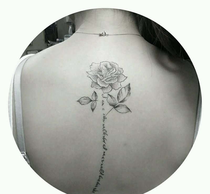 点刺花纹身图片