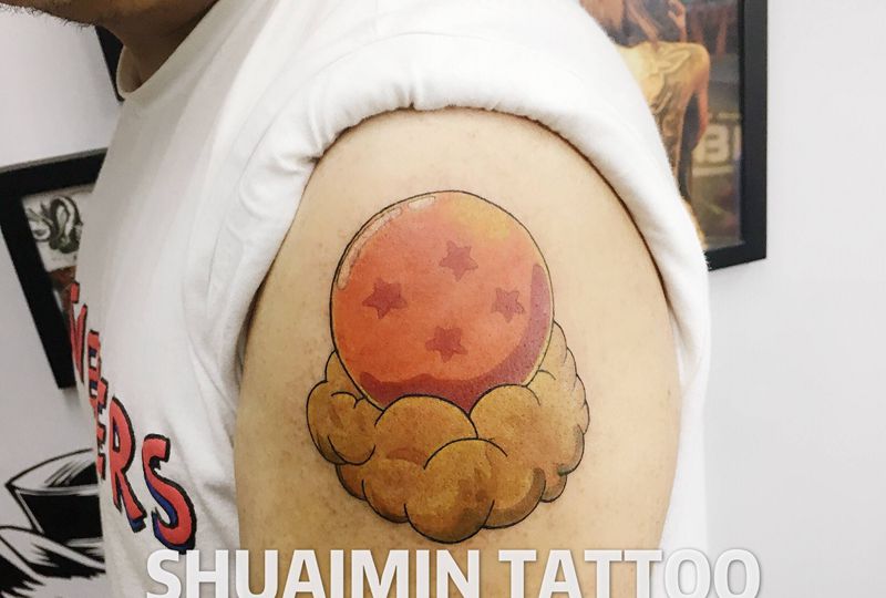 七龙珠纹身图片_手臂纹身图案