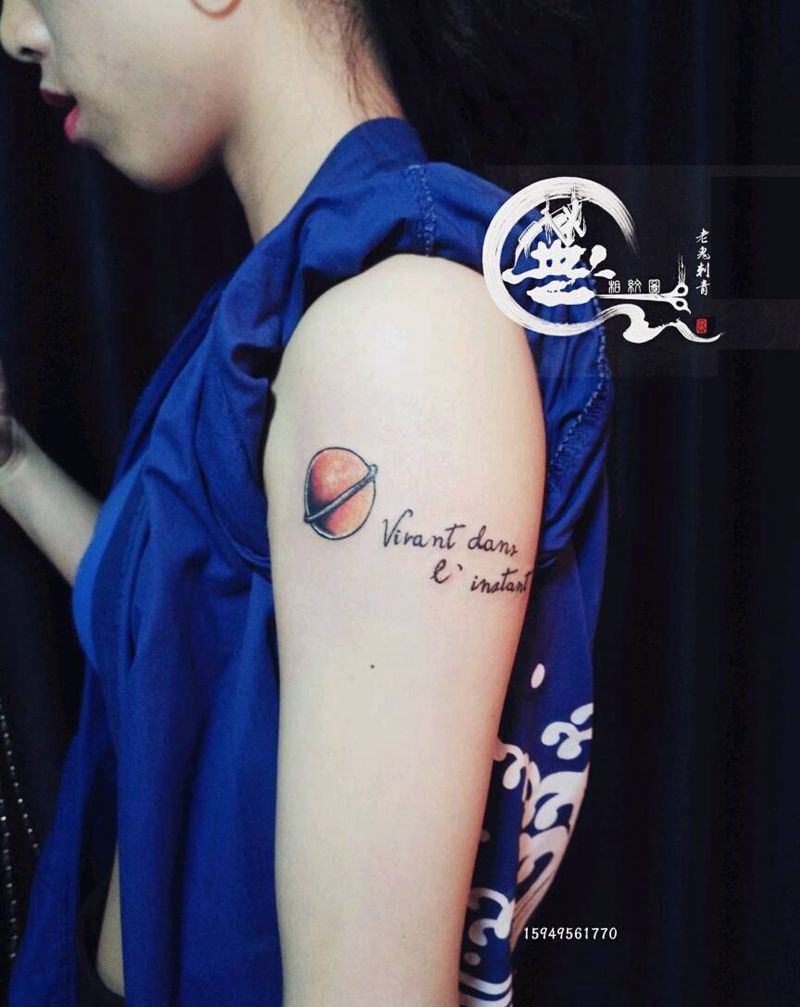 小清新纹身图片_手臂清新成品纹身图案