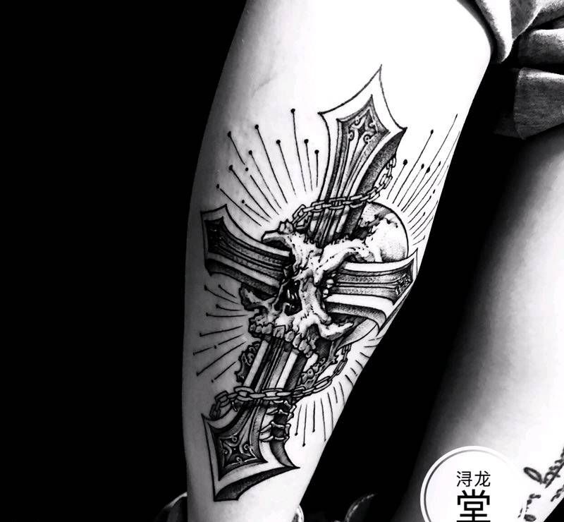欧美骷髅纹身图片