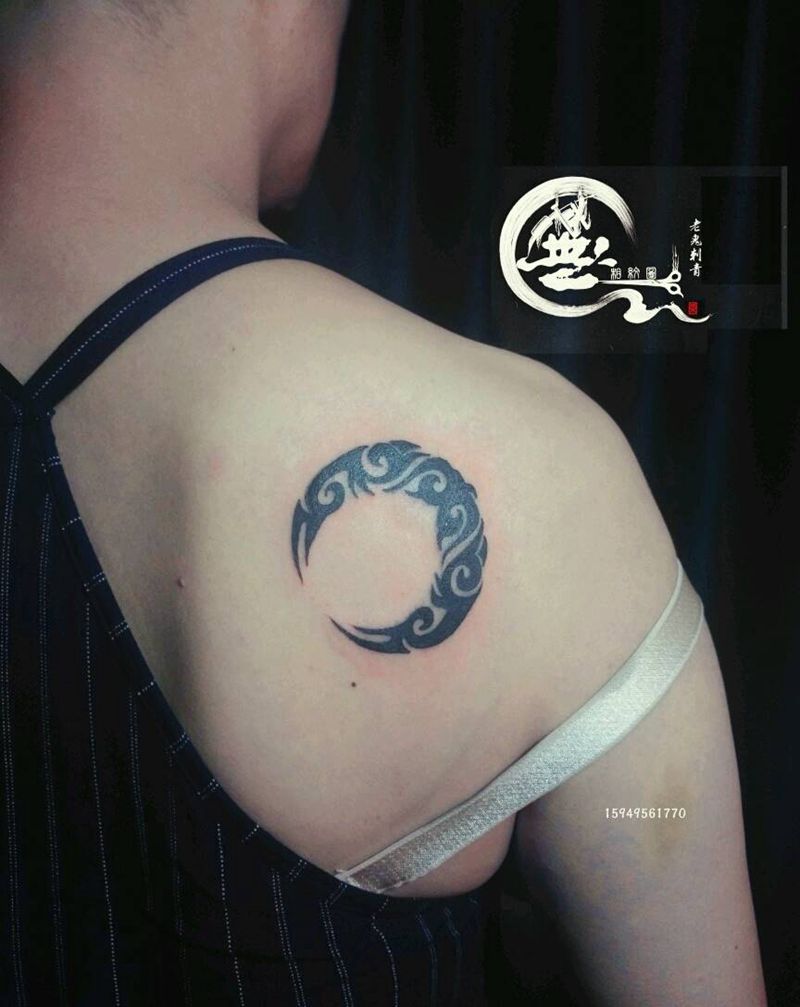 图腾纹身图片_背部图腾成品纹身图案