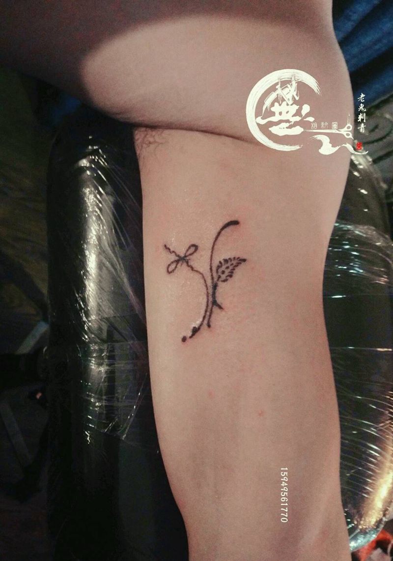 小清新纹身图片_手臂清新成品纹身图案