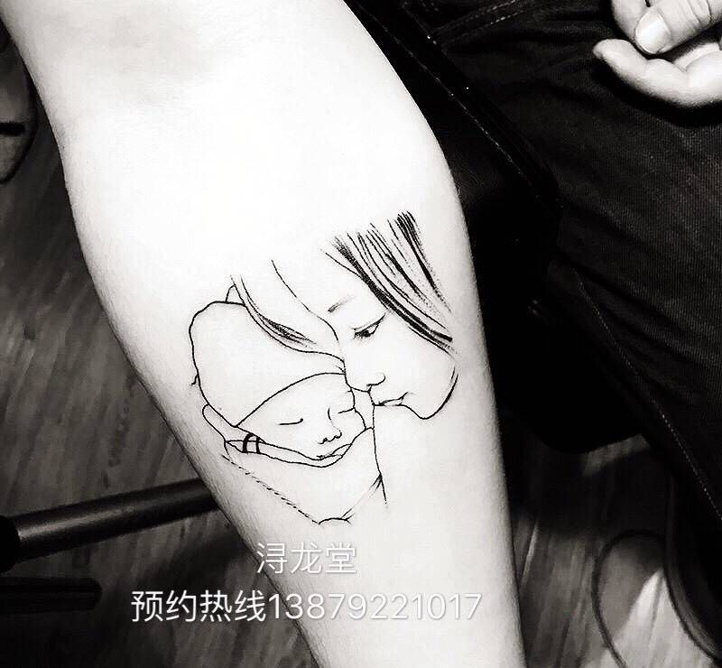 妈妈和宝宝纹身图片