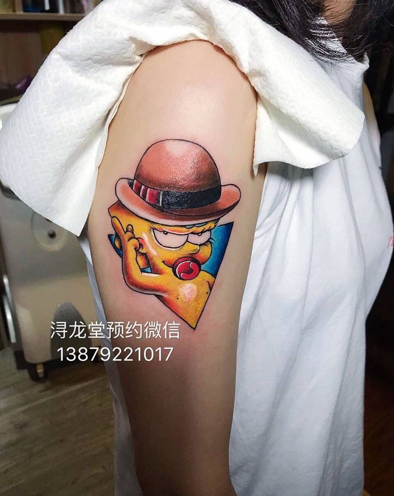 彩色宝宝纹身图片