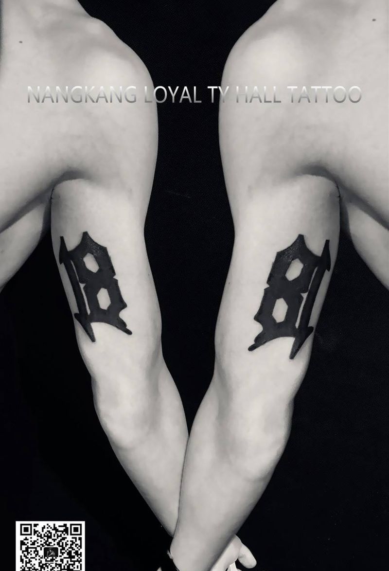 数字18纹身图片