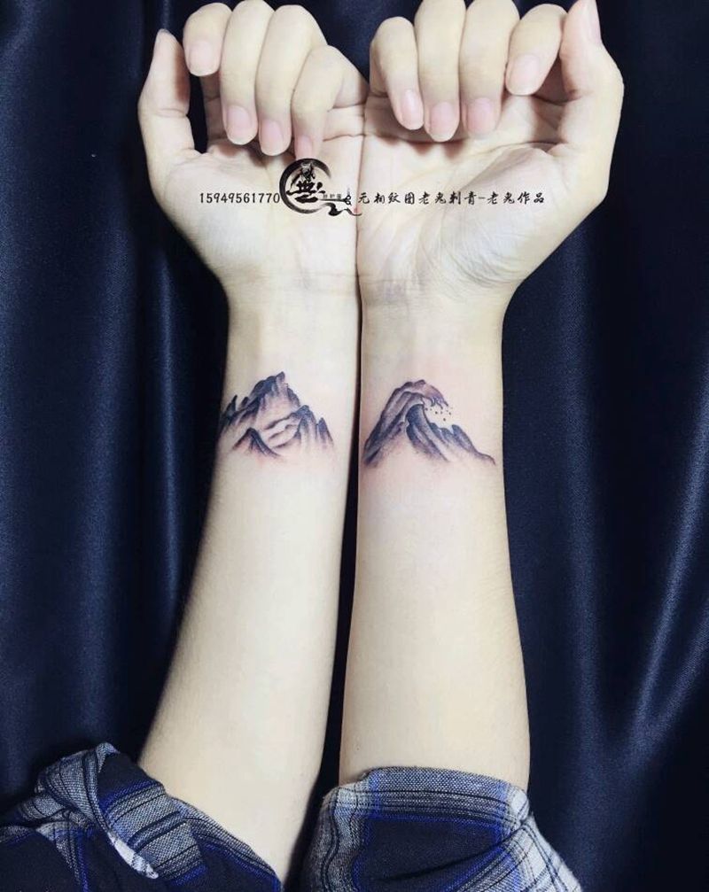 小清新纹身图片_手部小清新纹身图案