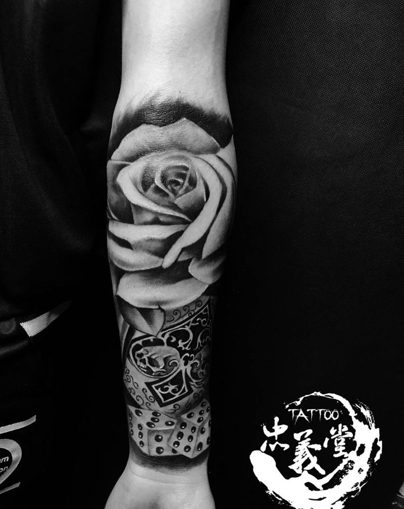 写实纹身图片_成品手臂写实欧美原创纹身图案