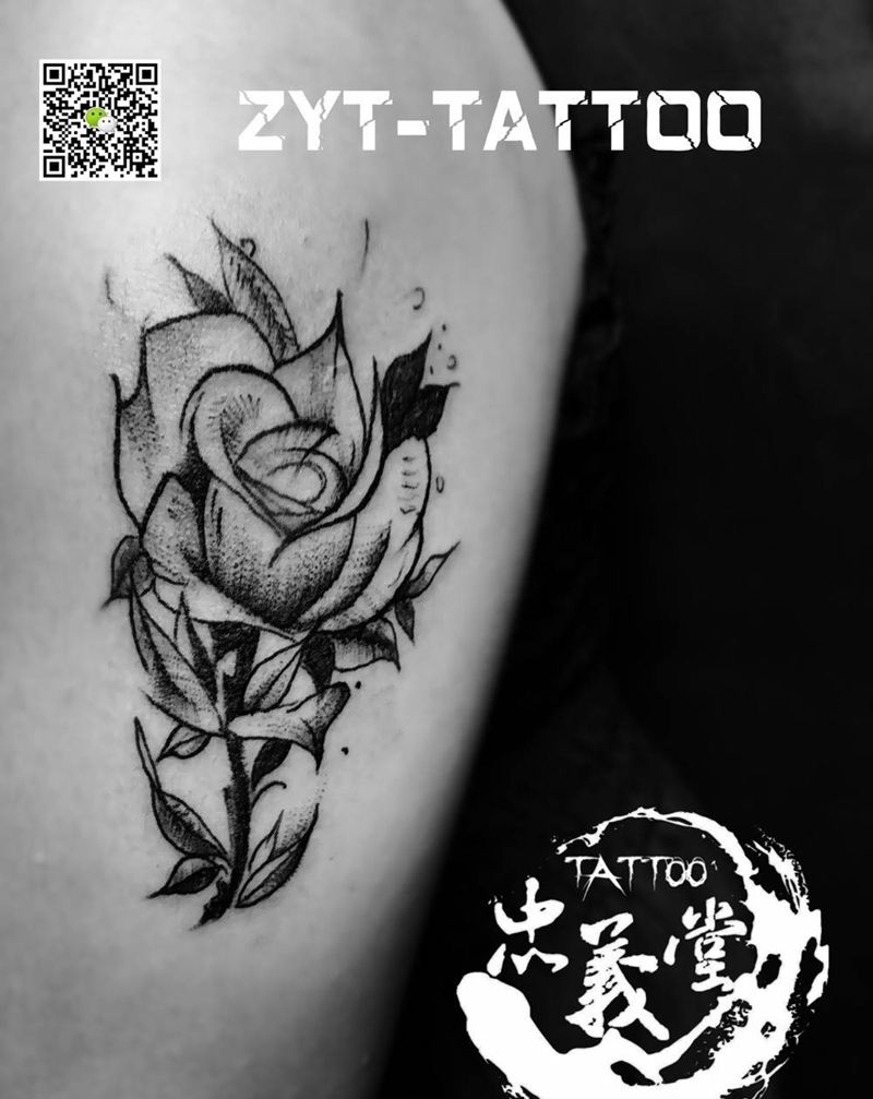 小清新纹身图片_成品传统几何手臂纹身图案