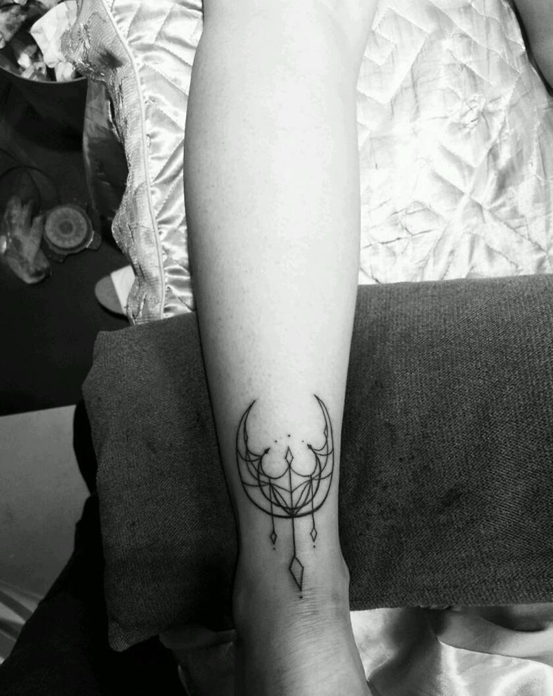 几何作品纹身图片