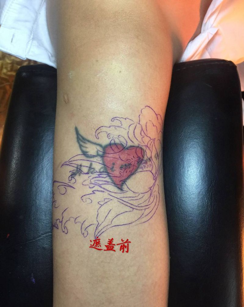 出淤泥而不染 莲花纹身图片