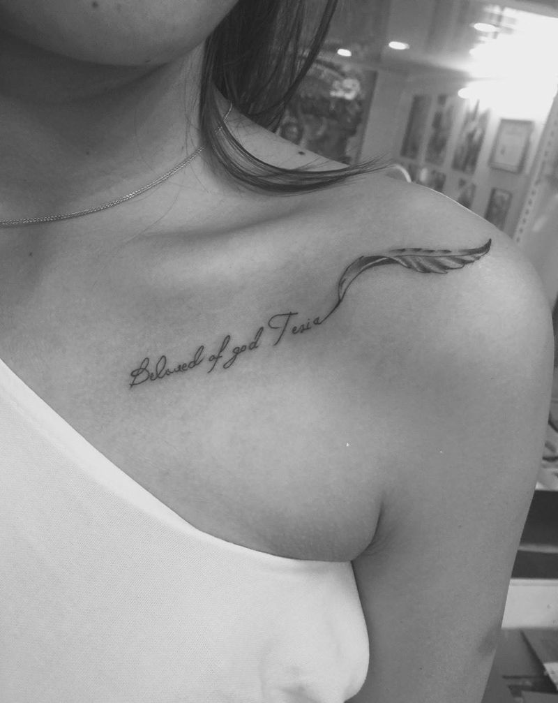 羽毛纹身纹身图片