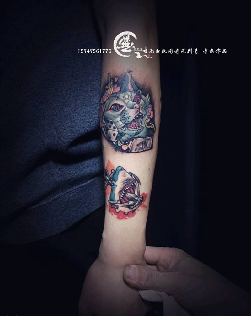 Old school纹身图片_Old School纹身图案