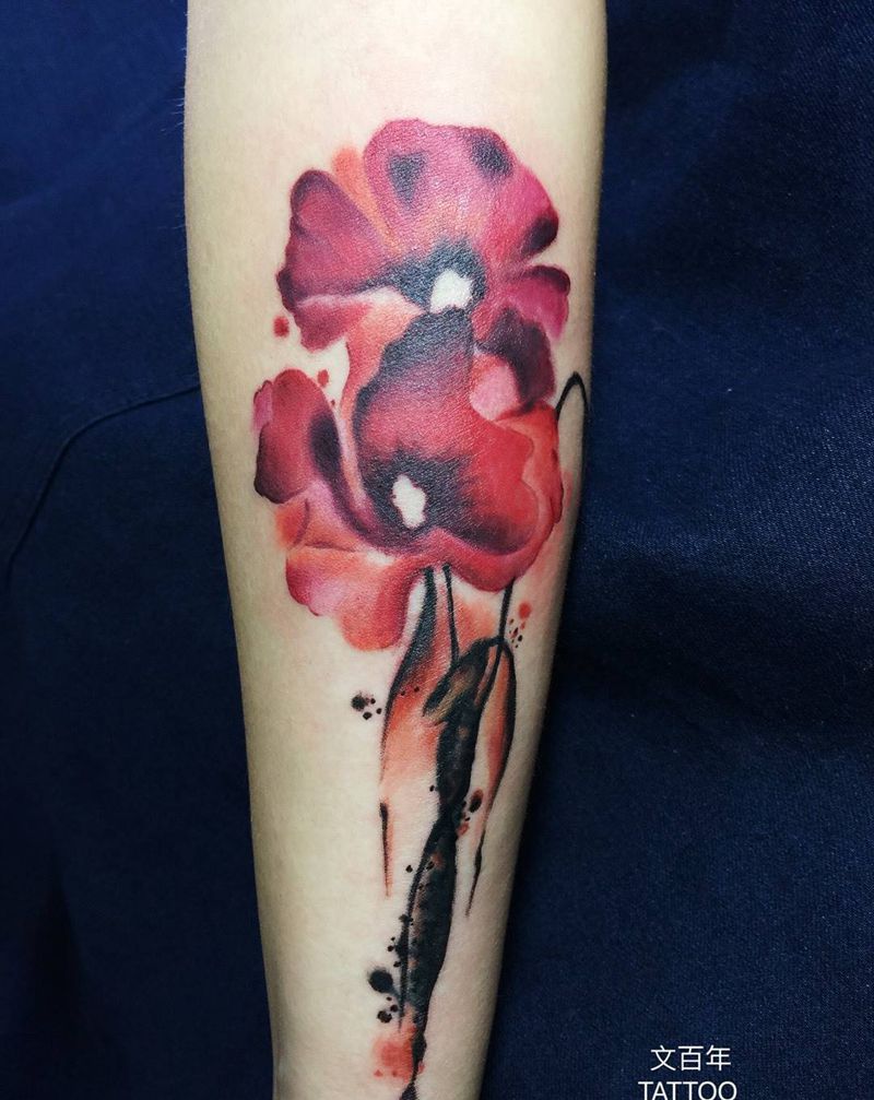 彩色遮盖纹身图片