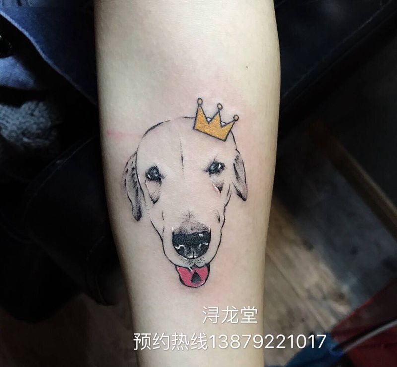 狗狗纹身图片