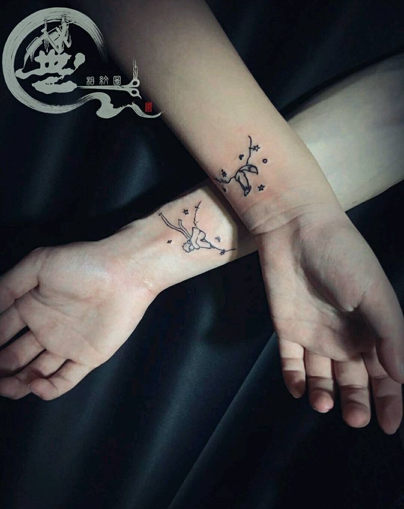 情侣纹身纹身图片_手臂情侣纹身图案