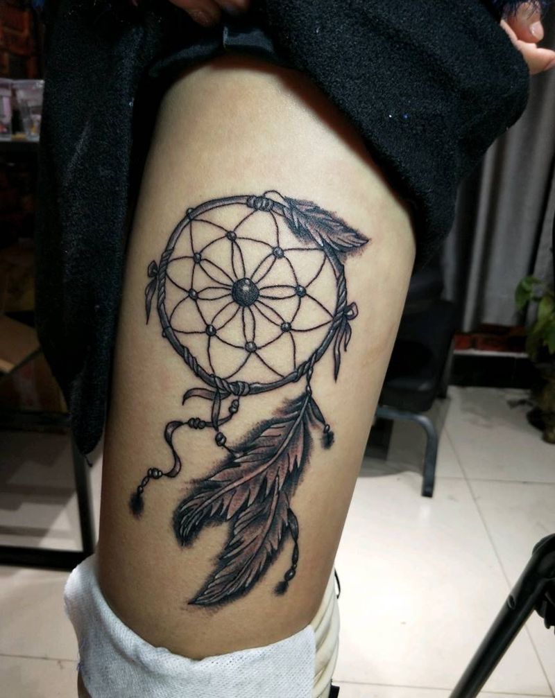 铺梦网纹身图片