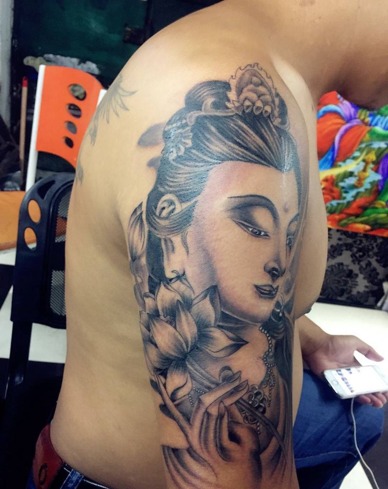 大势至纹身图片