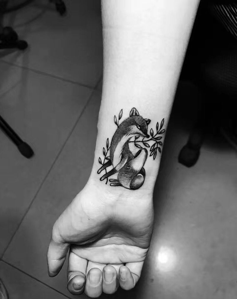 小狐狸纹身图片
