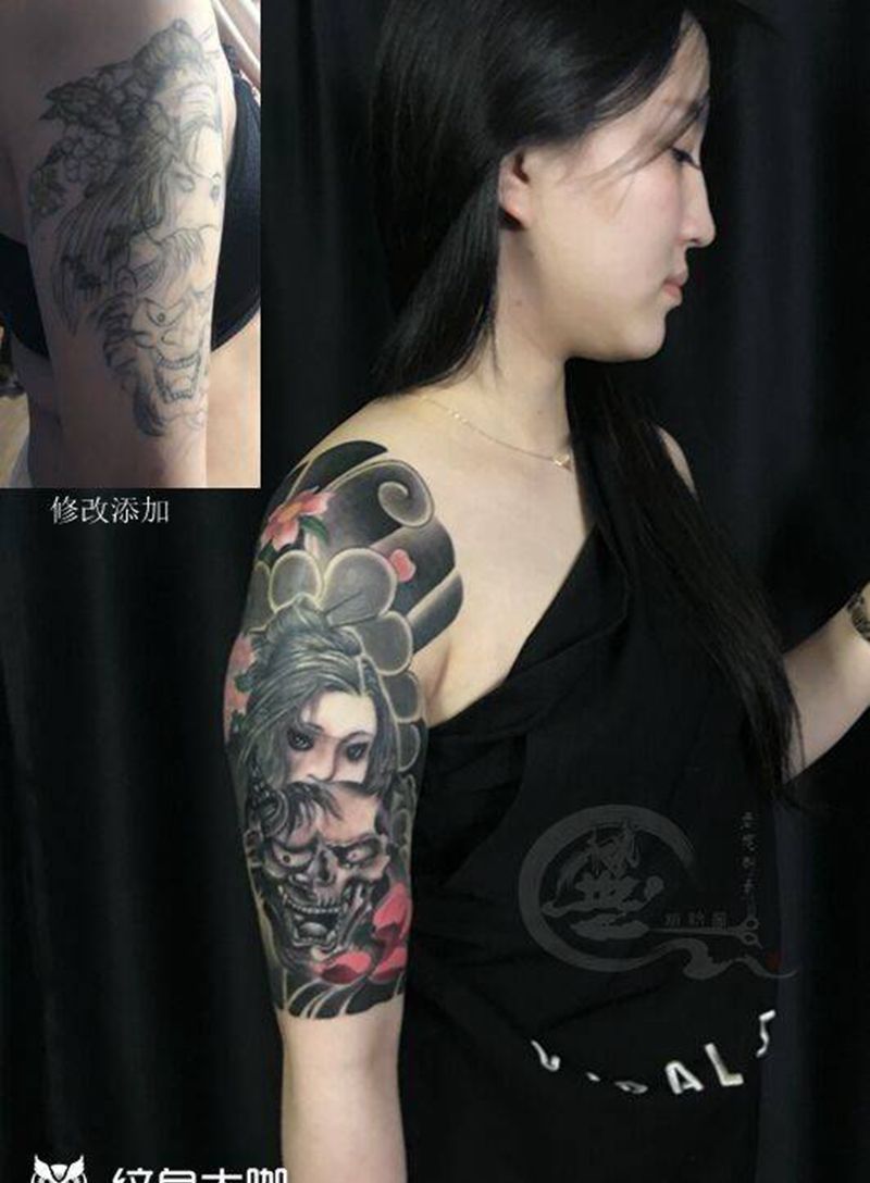 修改添加纹身图片_手臂老传统纹身图案