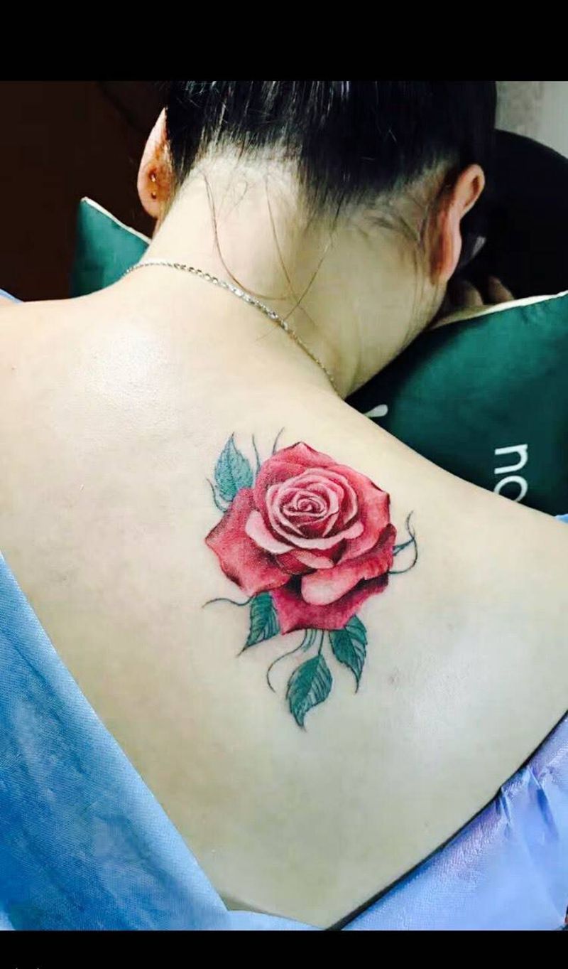 玫瑰纹身图片