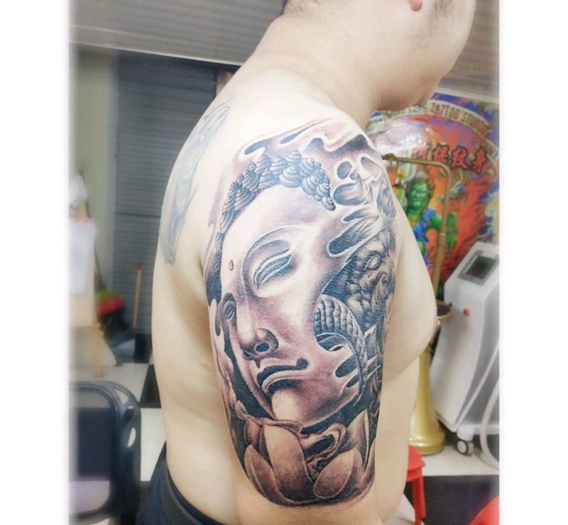 一念之间纹身图片