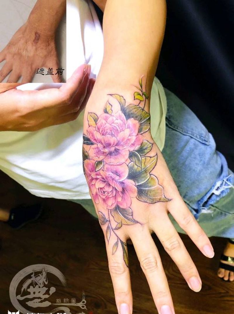 遮盖疤痕纹身图片_手部疤痕遮盖纹身图案