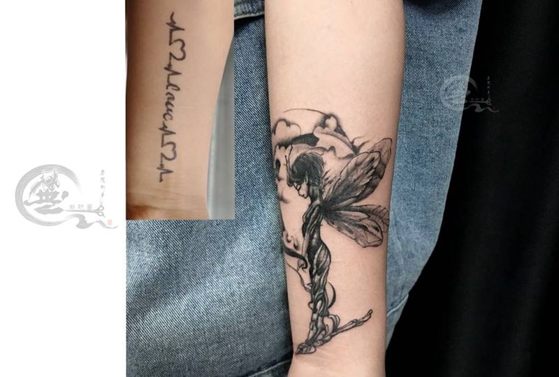 手腕遮盖纹身图片_手臂纹身图案