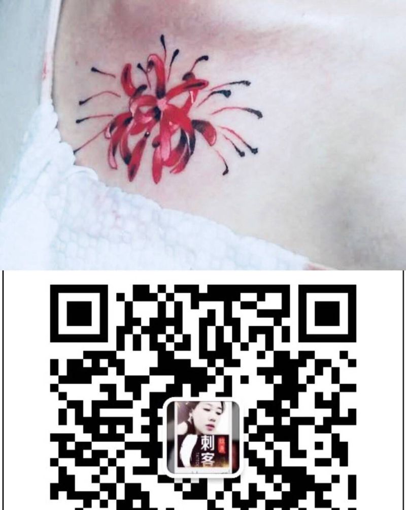 彼岸花纹身图片