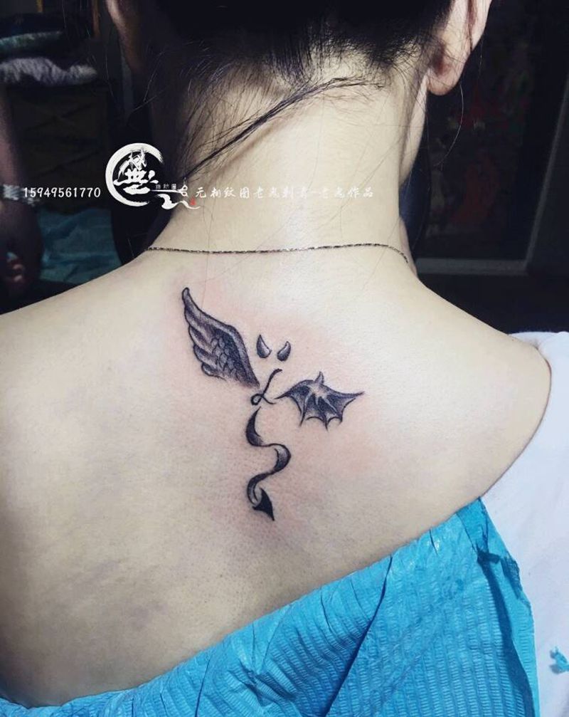 小图一组纹身图片_颈部胸部纹身图案