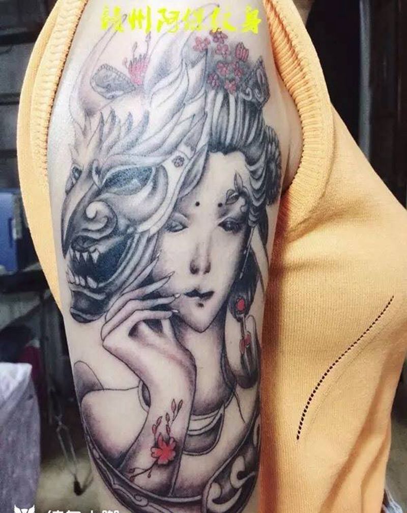 艺妓作品 赣州阿保纹身纹身图片