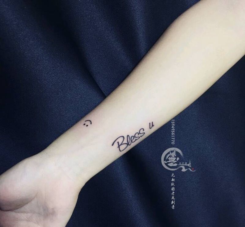 小清新纹身图片_手臂纹身图案