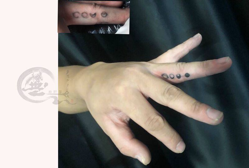 手指纹身纹身图片_手部纹身图案