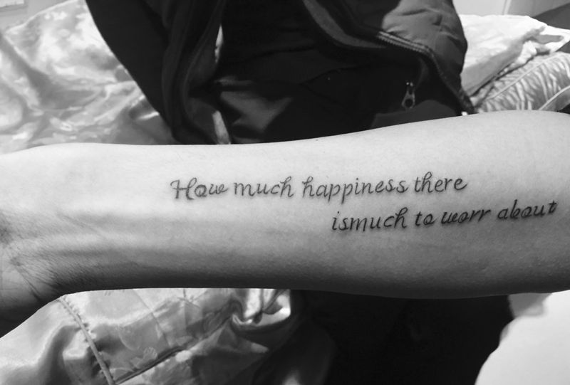 字母 有故事的纹身纹身图片