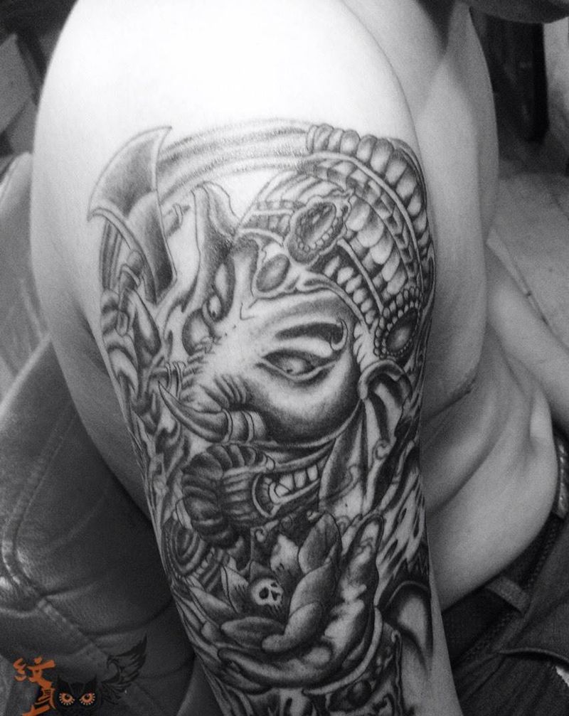 象神作品纹身图片