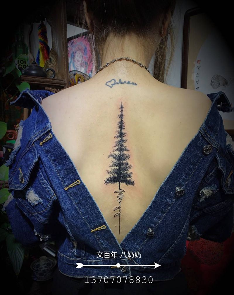 树纹身图片