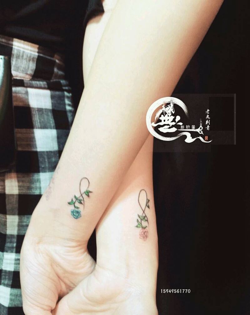 小清新纹身图片_手臂清新成品纹身图案