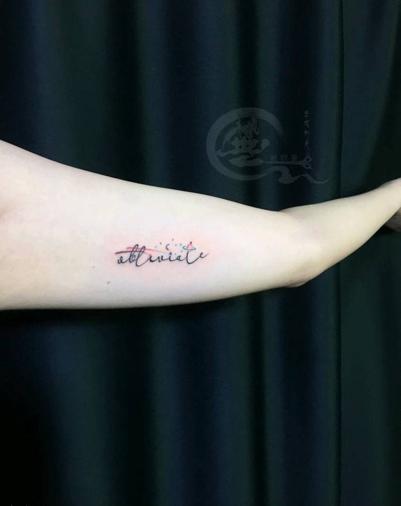 小清新纹身图片_手臂纹身图案