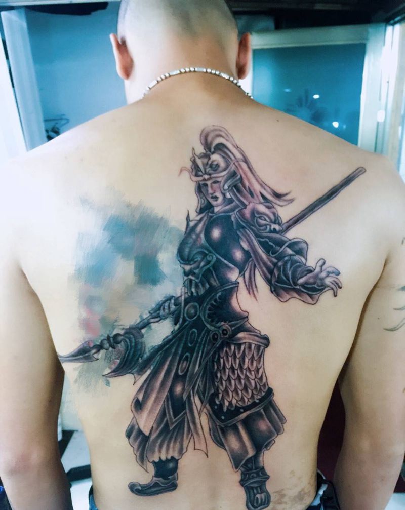 赵子龙纹身图片