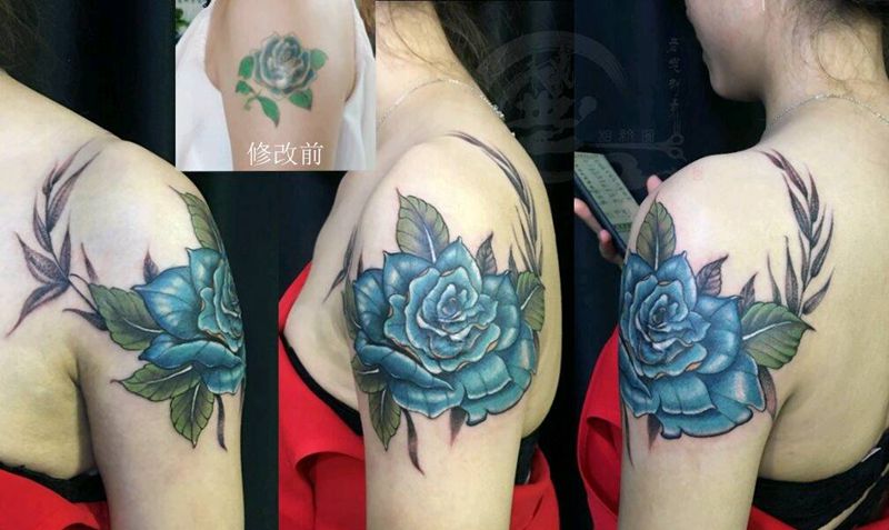 修改遮盖纹身图片_手臂遮盖纹身图案