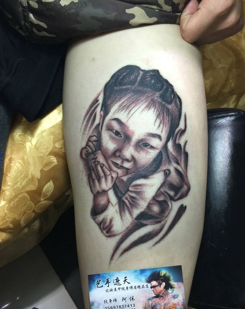 肖像纹身图片