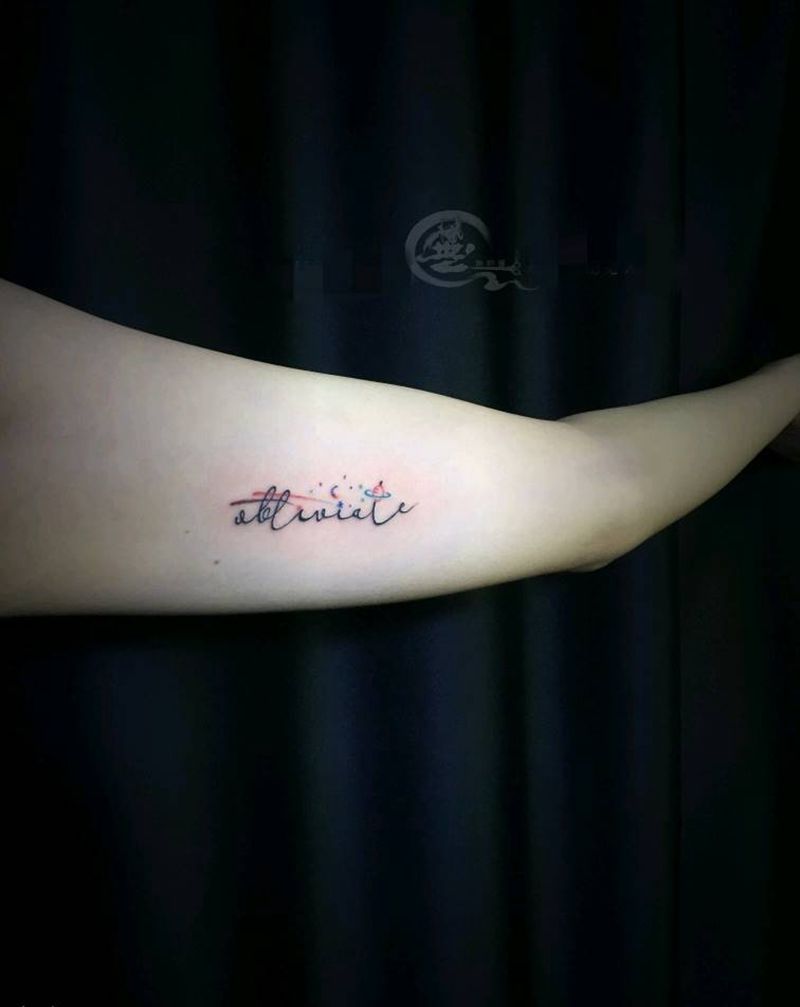 小清新纹身图片_手臂小清新纹身图案