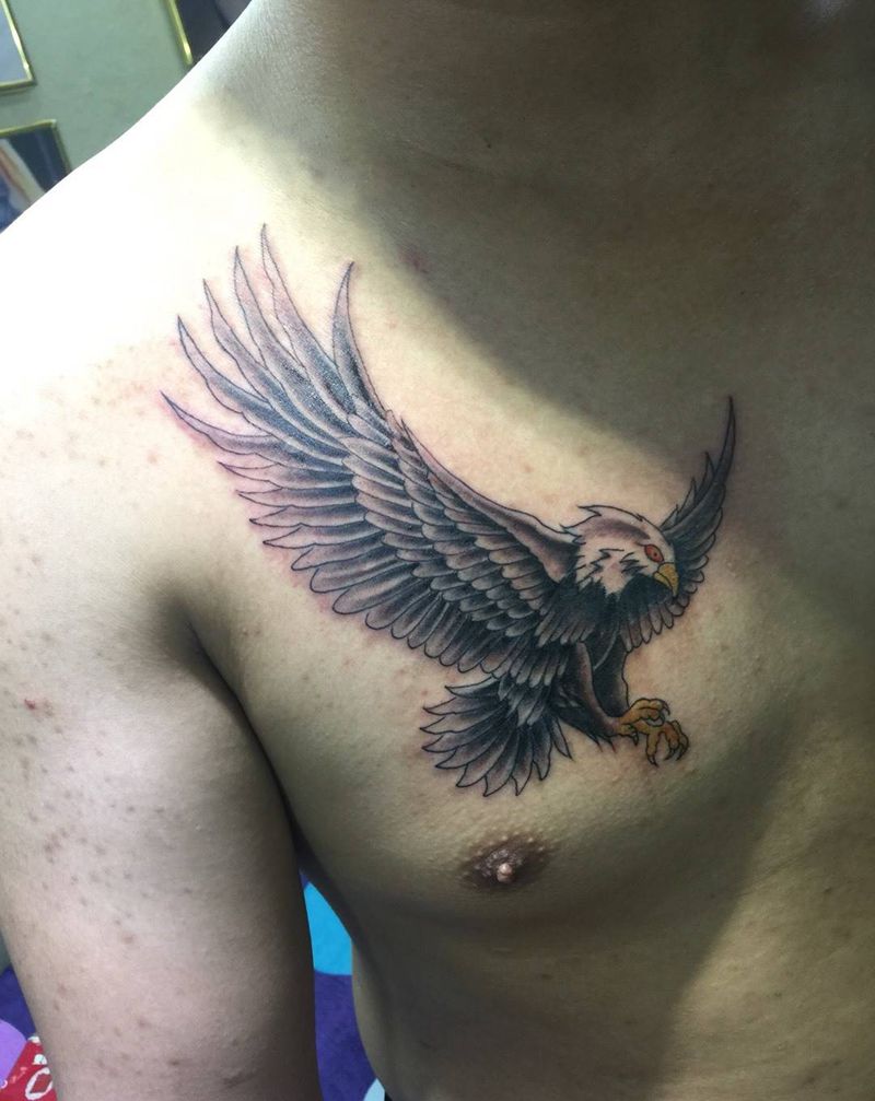 老鹰纹身图片