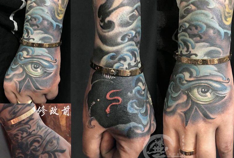 修改纹身纹身图片_手部纹身图案