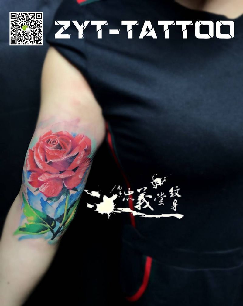 遮盖伤疤纹身图片_成品写实植物纹身图案