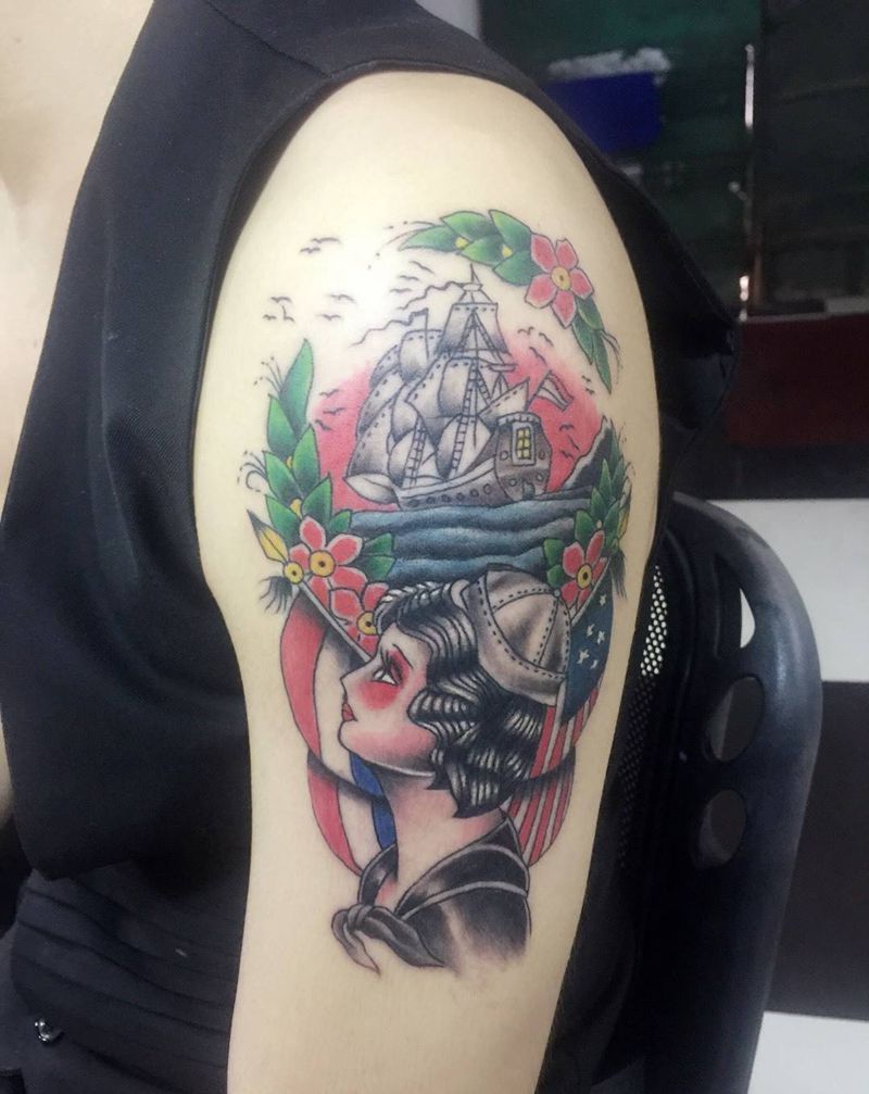 欧美时尚纹身图片