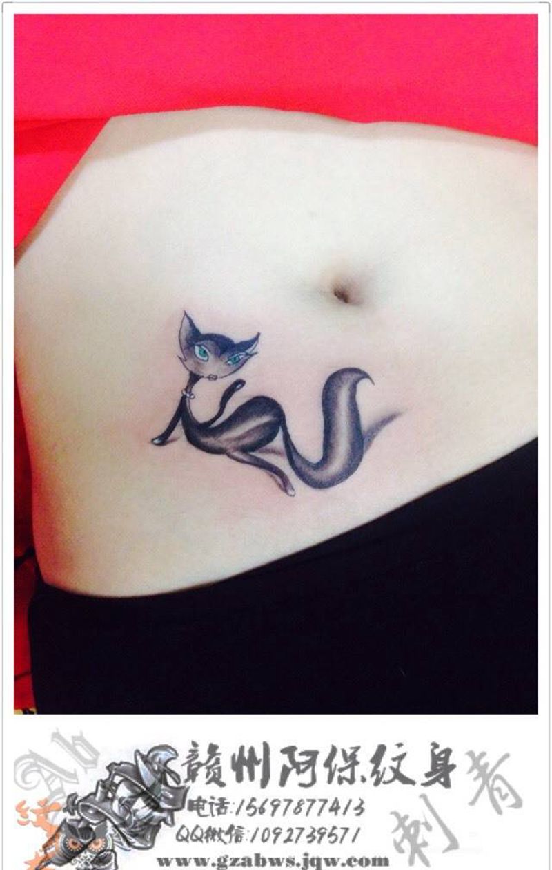 性感狐狸纹身纹身图片