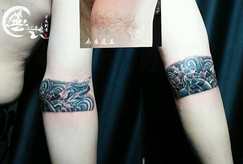 遮盖疤痕纹身图片_手部遮盖成品纹身图案