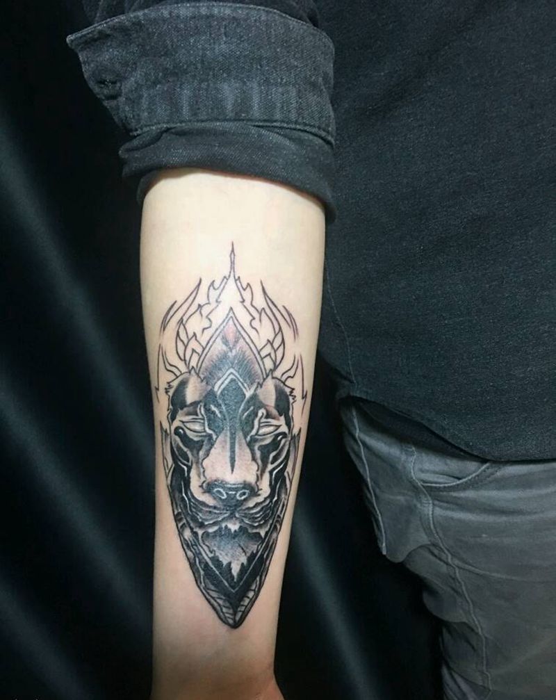 欧美风格纹身图片_手臂欧美纹身图案