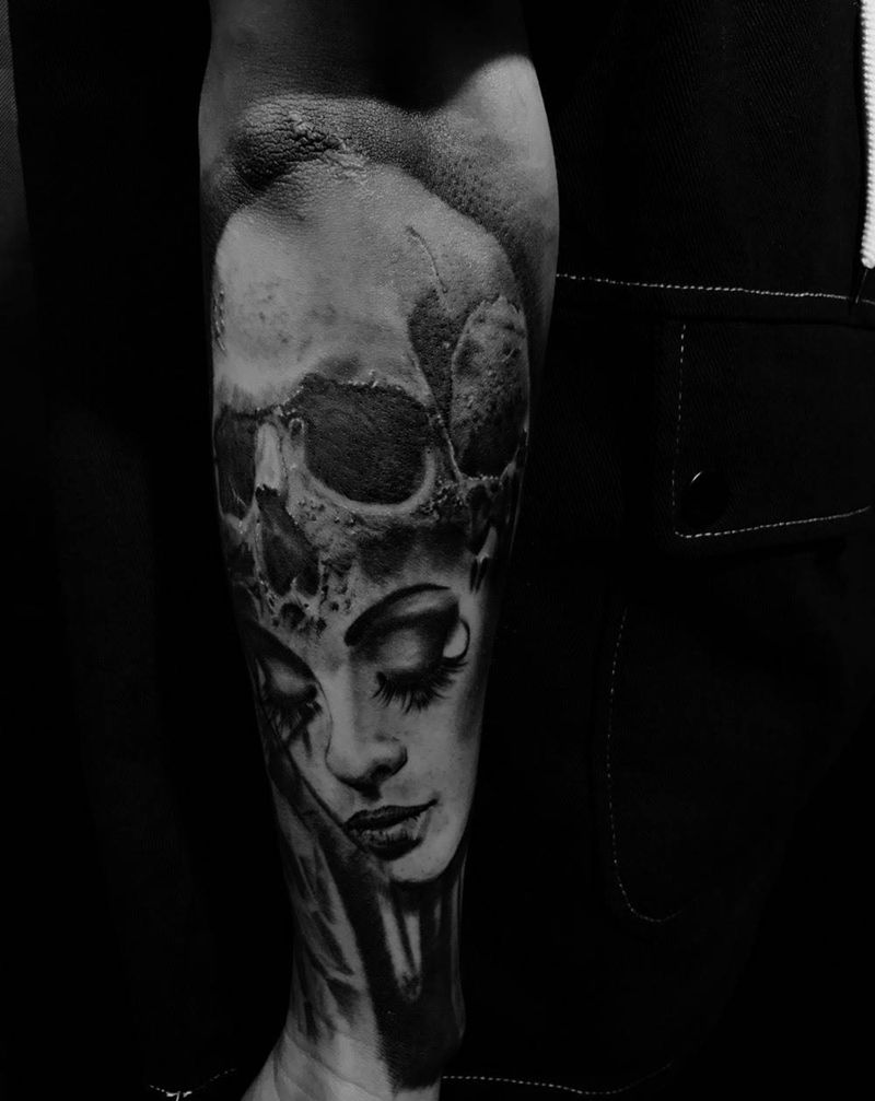 写实纹身图片_手臂欧美写实纹身图案