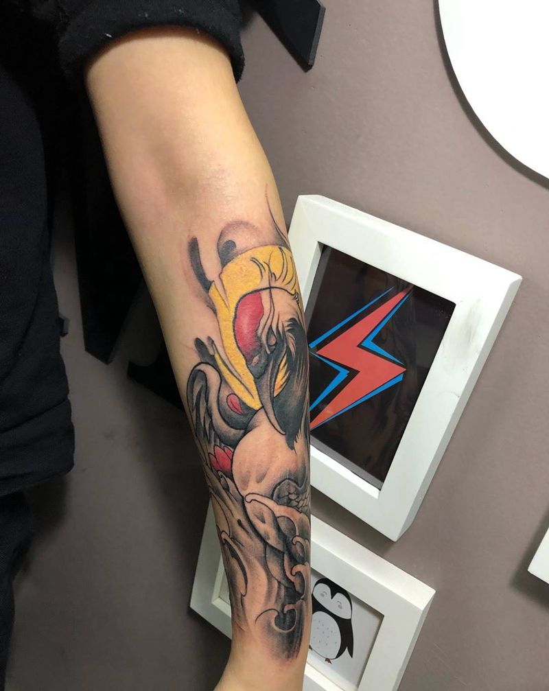 小臂遮疤纹身图片